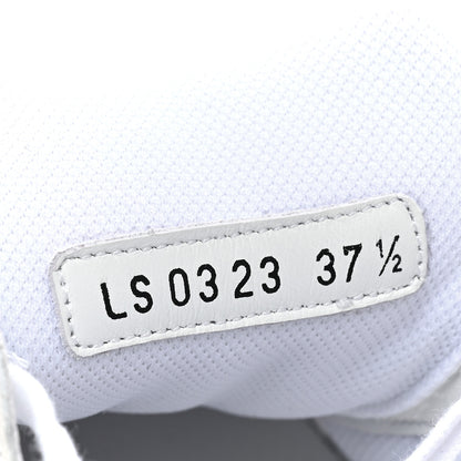 Christian Dior Calfskin Suede Dior Star Low Top Sneakers 37.5 White Black 8 of 8