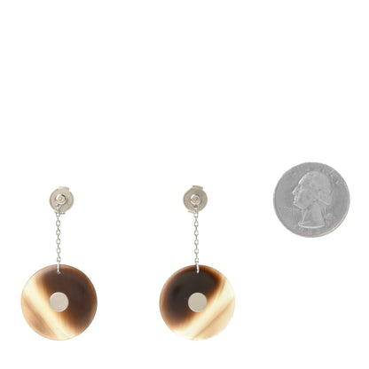 Hermes Buffalo Horn Minimale Earrings 2 of 4