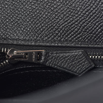 Hermes Epsom Kelly Sellier 25 Black 21 of 45