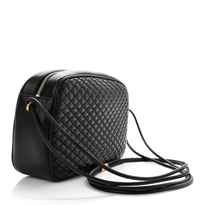 Saint Laurent Lambskin Quilted Victoire Camera Bag Black 3 of 10