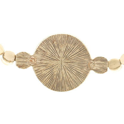 Chanel Crystal CC Chain Short Necklace Gold 7 of 7