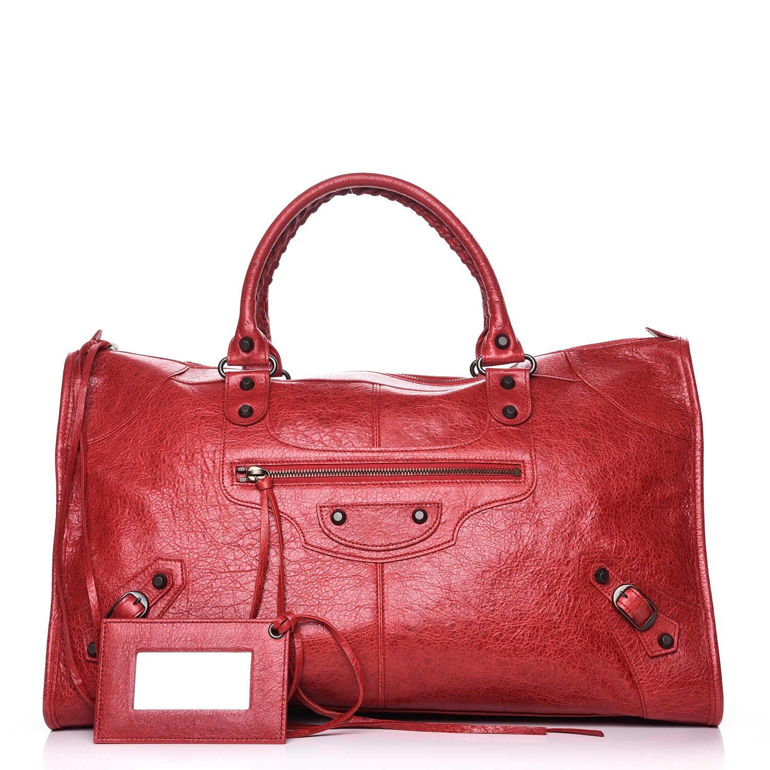 Balenciaga Agneau Classic Hardware Work Rouge Coquelicot 1 of 7
