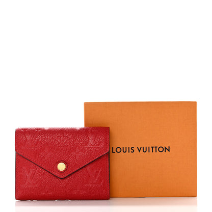 Louis Vuitton Empreinte Victorine Wallet Scarlet 8 of 8
