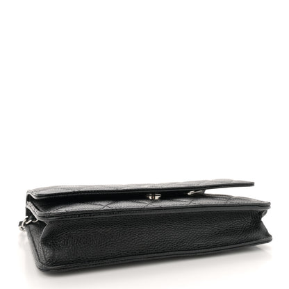 Chanel Caviar Quilted Wallet on Chain WOC Black 4 of 11