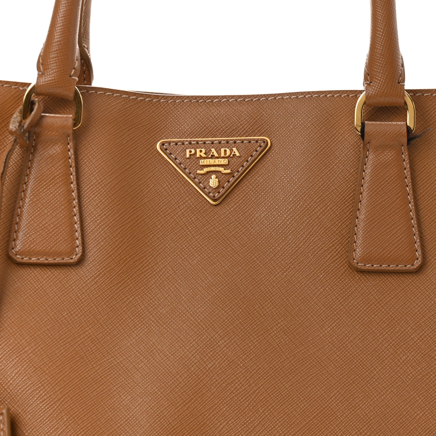 Prada Saffiano Lux Large Tote Caramel 7 of 13