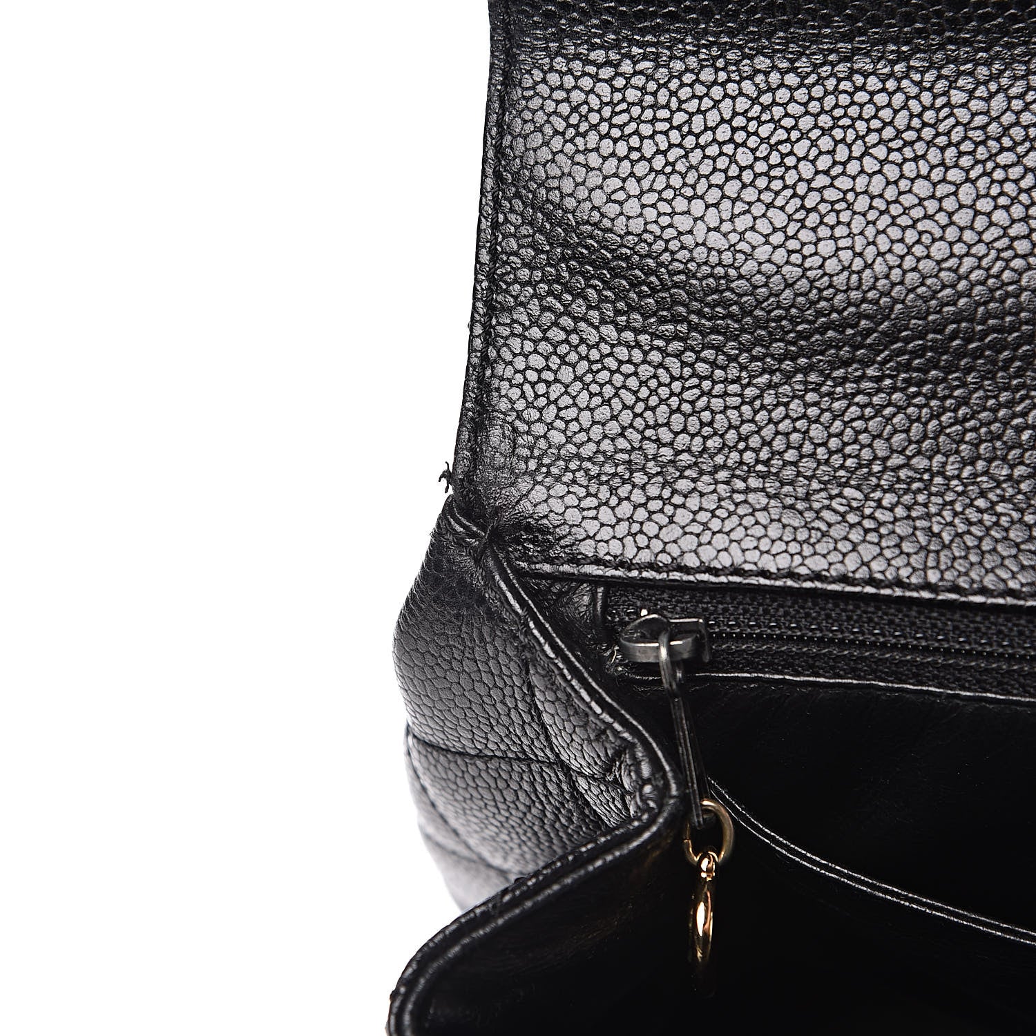 Chanel Caviar Quilted Jumbo Kelly Flap Black 13 of 13