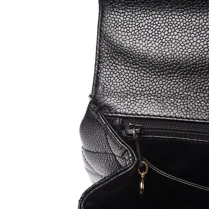 Chanel Caviar Quilted Jumbo Kelly Flap Black 13 of 13