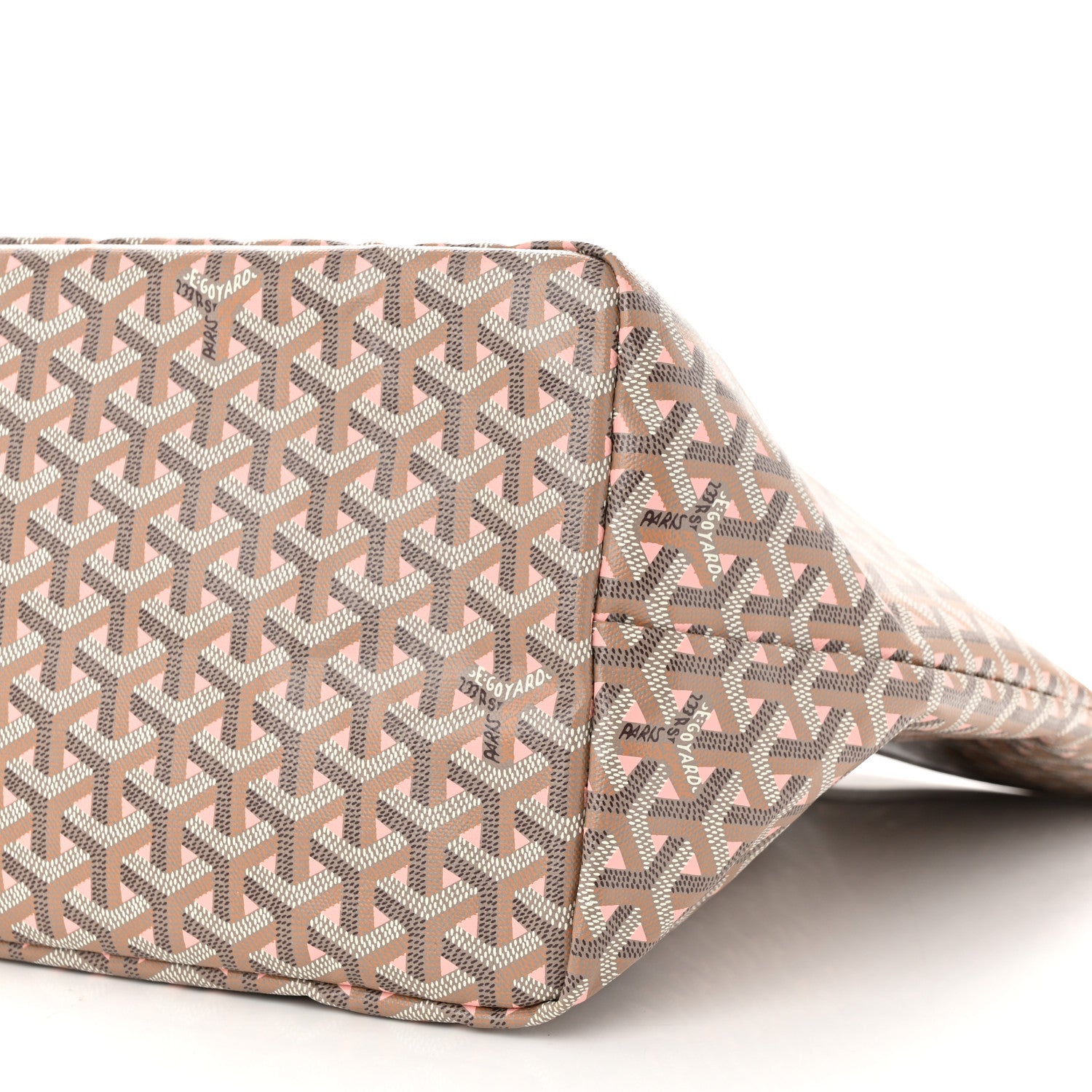 Goyard Goyardine Saint Louis Claire Voie GM Grege Powder Pink 10 of 10