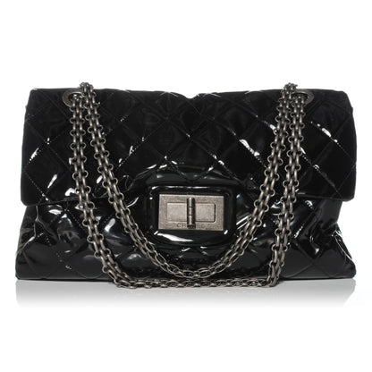 Chanel Vinyl XXL Reissue Flap Black 1 of 8
