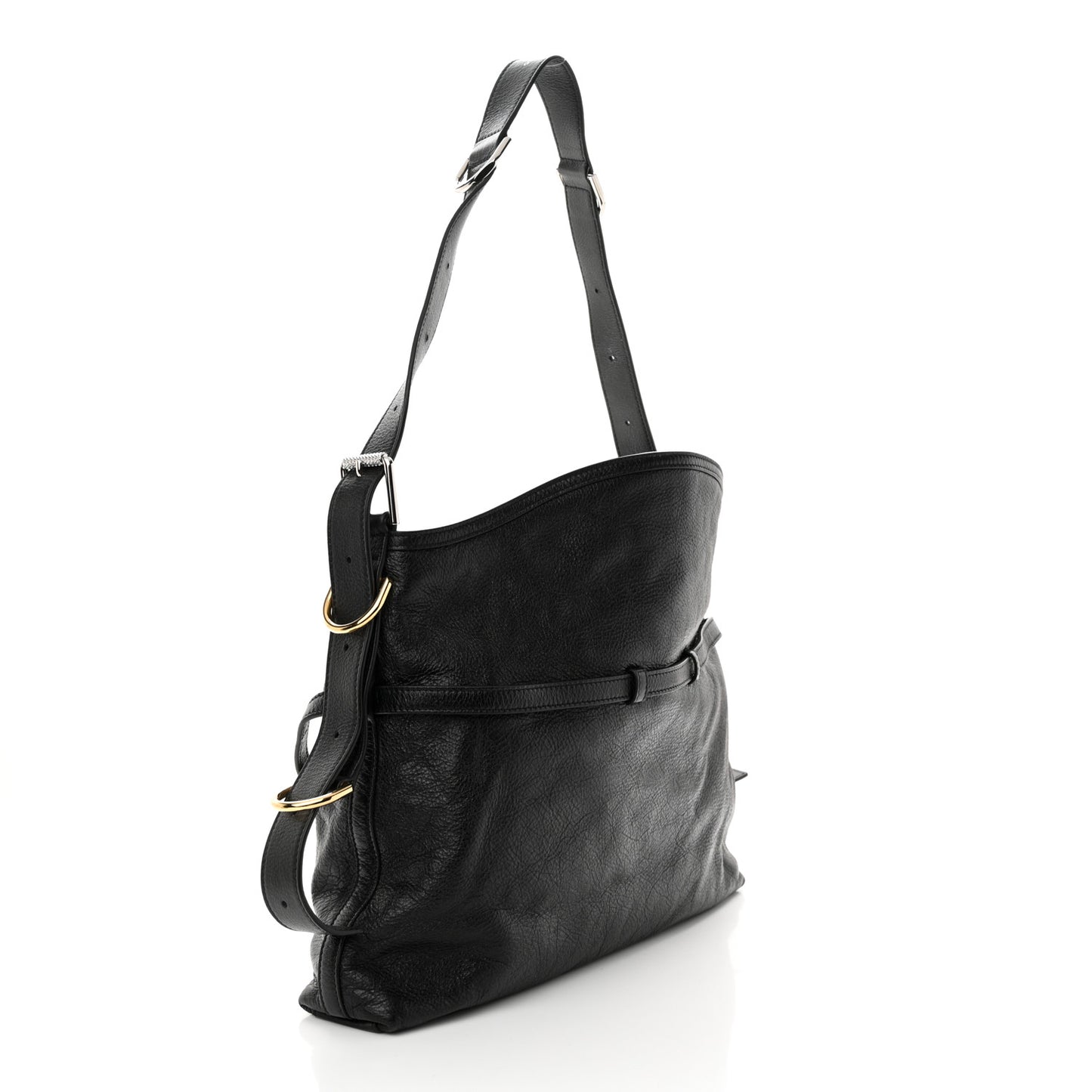 Calfskin Medium Voyou Bag Black