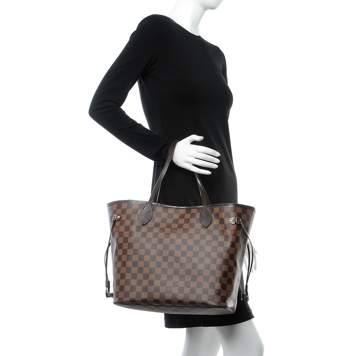 Louis Vuitton Damier Ebene Neo Neverfull MM 2 of 14