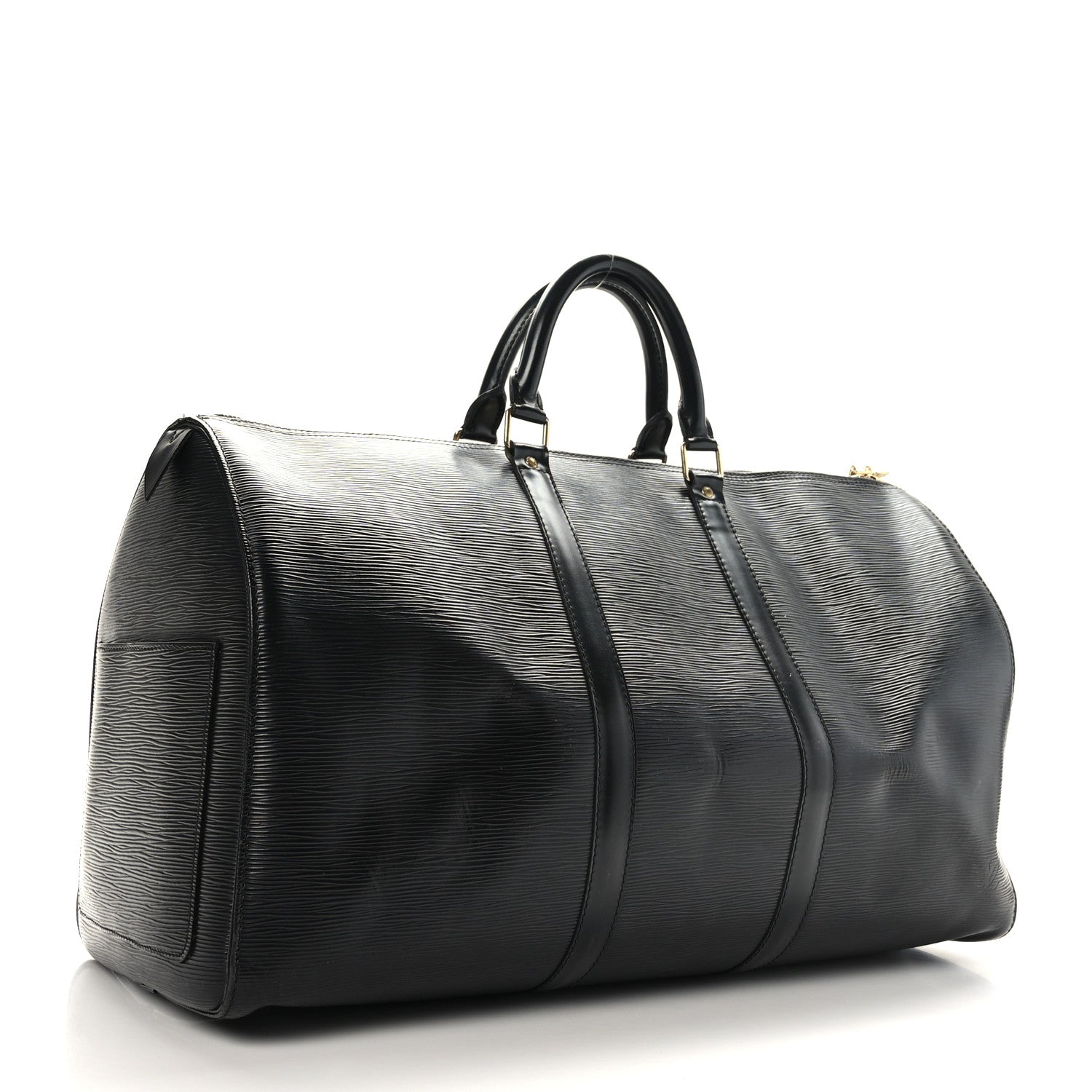 Louis Vuitton Epi Keepall 55 Black 2 of 10