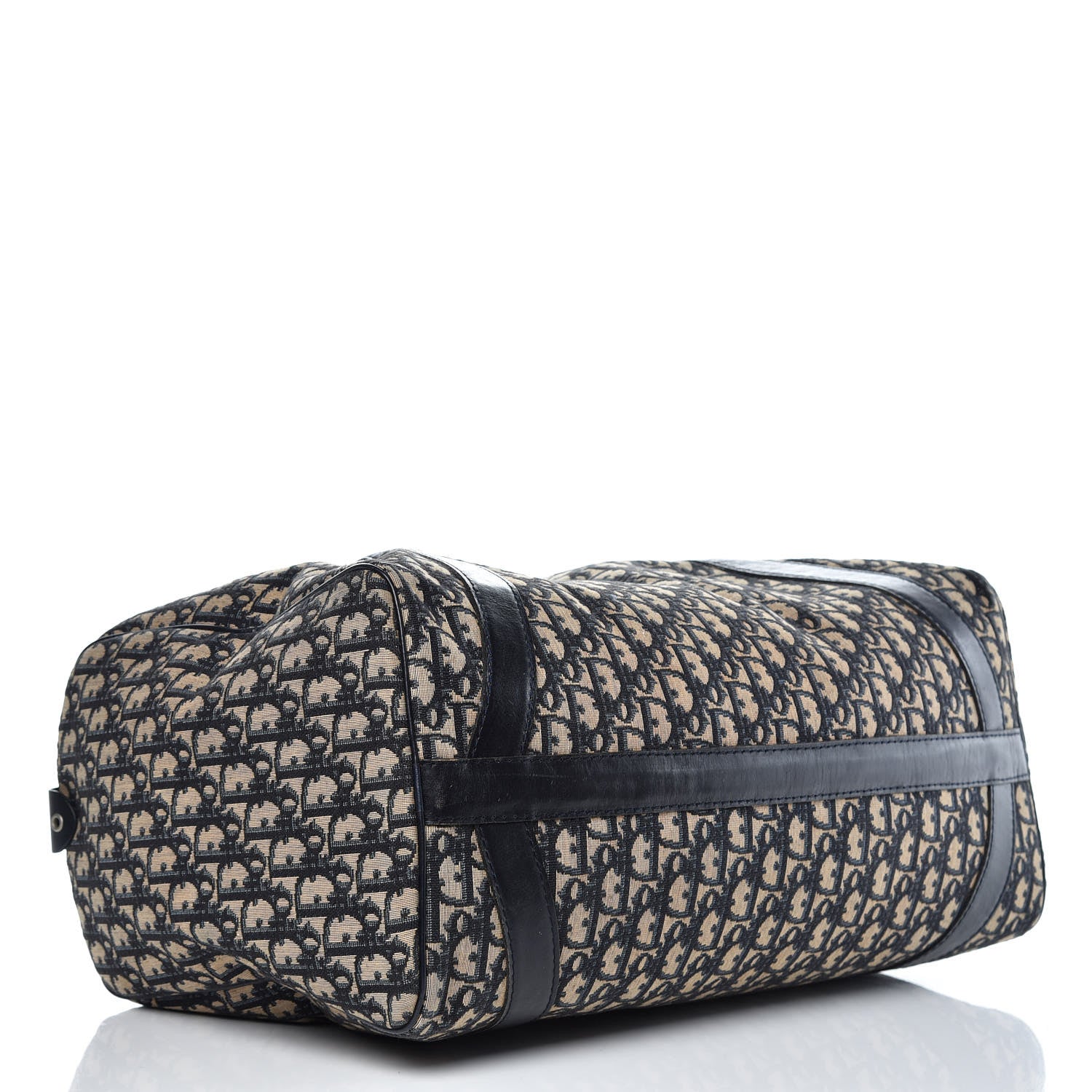 Christian Dior Monogram Duffle Navy Blue 4 of 13