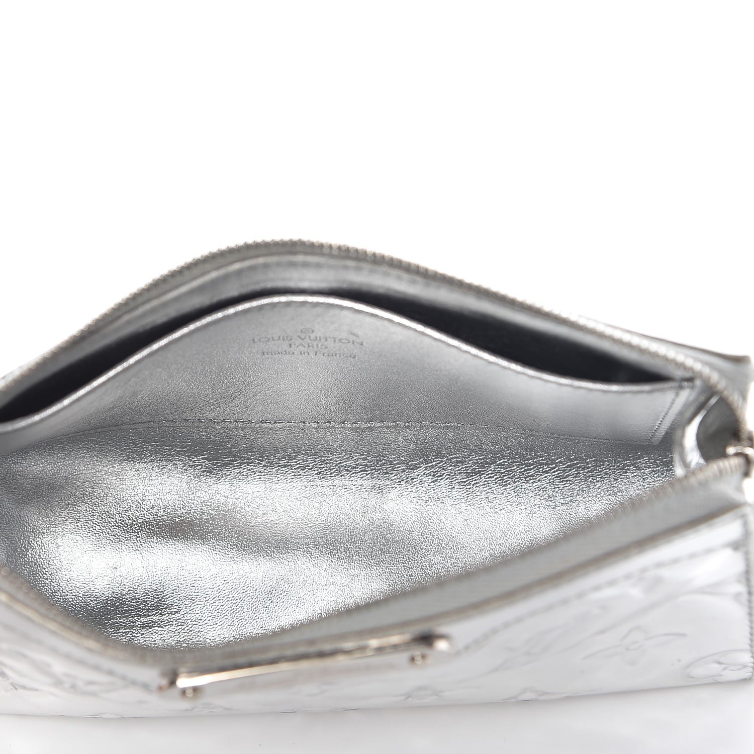 Louis Vuitton Monogram Miroir Trousse Cosmetic Bag Silver 5 of 7