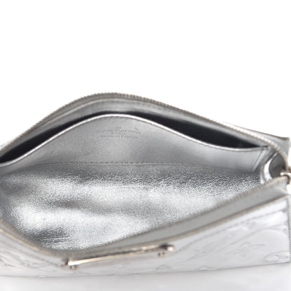 Louis Vuitton Monogram Miroir Trousse Cosmetic Bag Silver 5 of 7