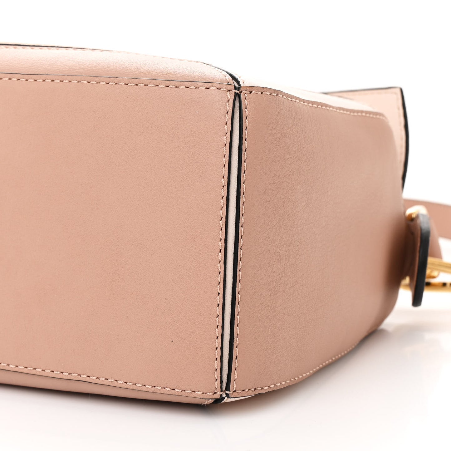Calfskin Suede Small Puzzle Bag Blush