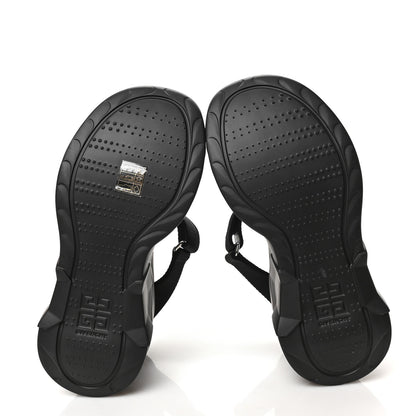 Givenchy Rubber Marshmallow Wedge Strap Sandals 38 Black 5 of 7