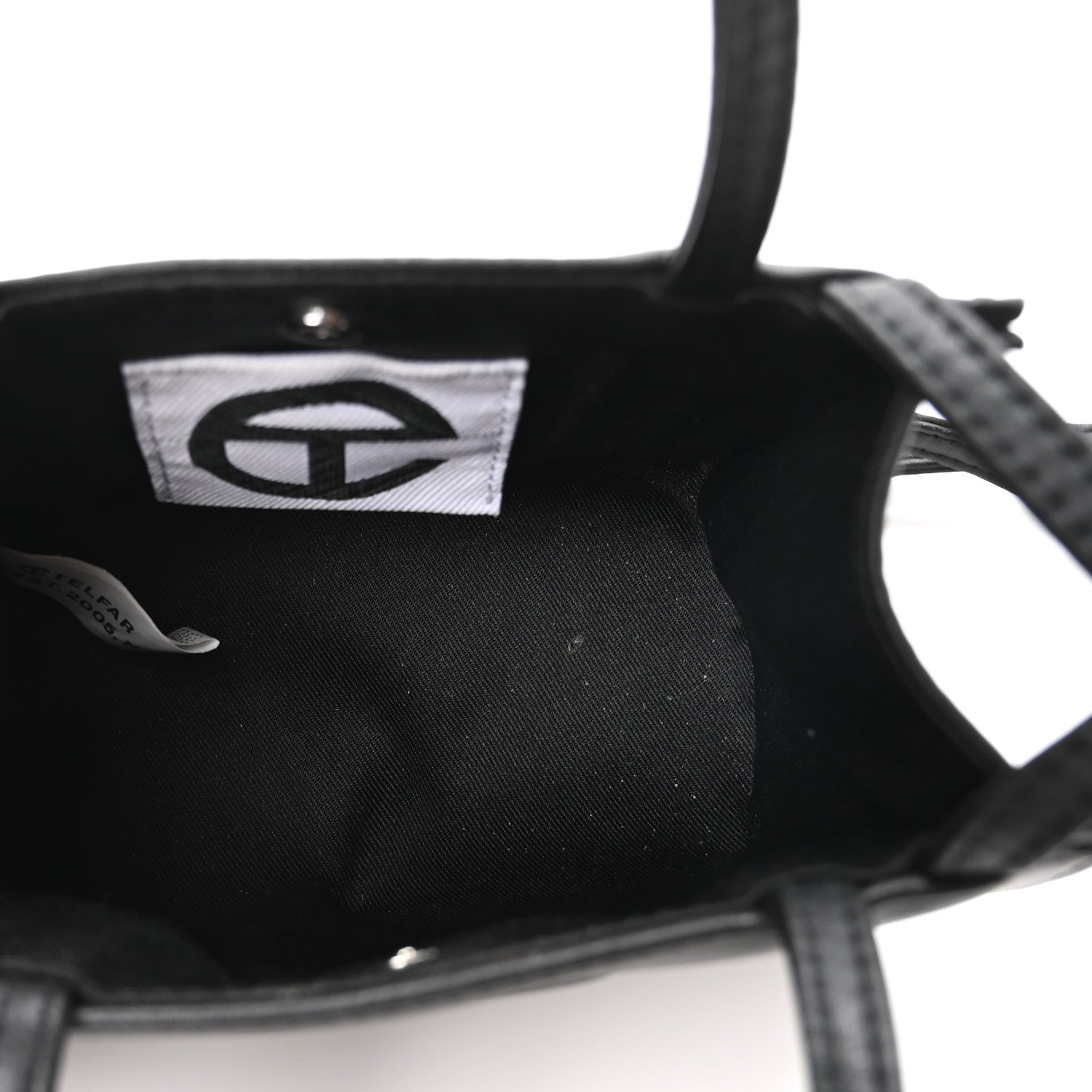 Telfar Vegan Leather Small Shopping Bag Black 5 of 10