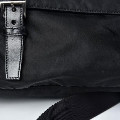 Prada Nylon Vela Messenger Bag Black 12 of 12