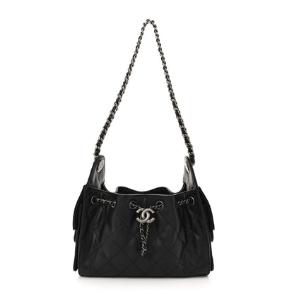 Chanel Caviar Quilted Mini Chanel 25 Handbag Black 1 of 10