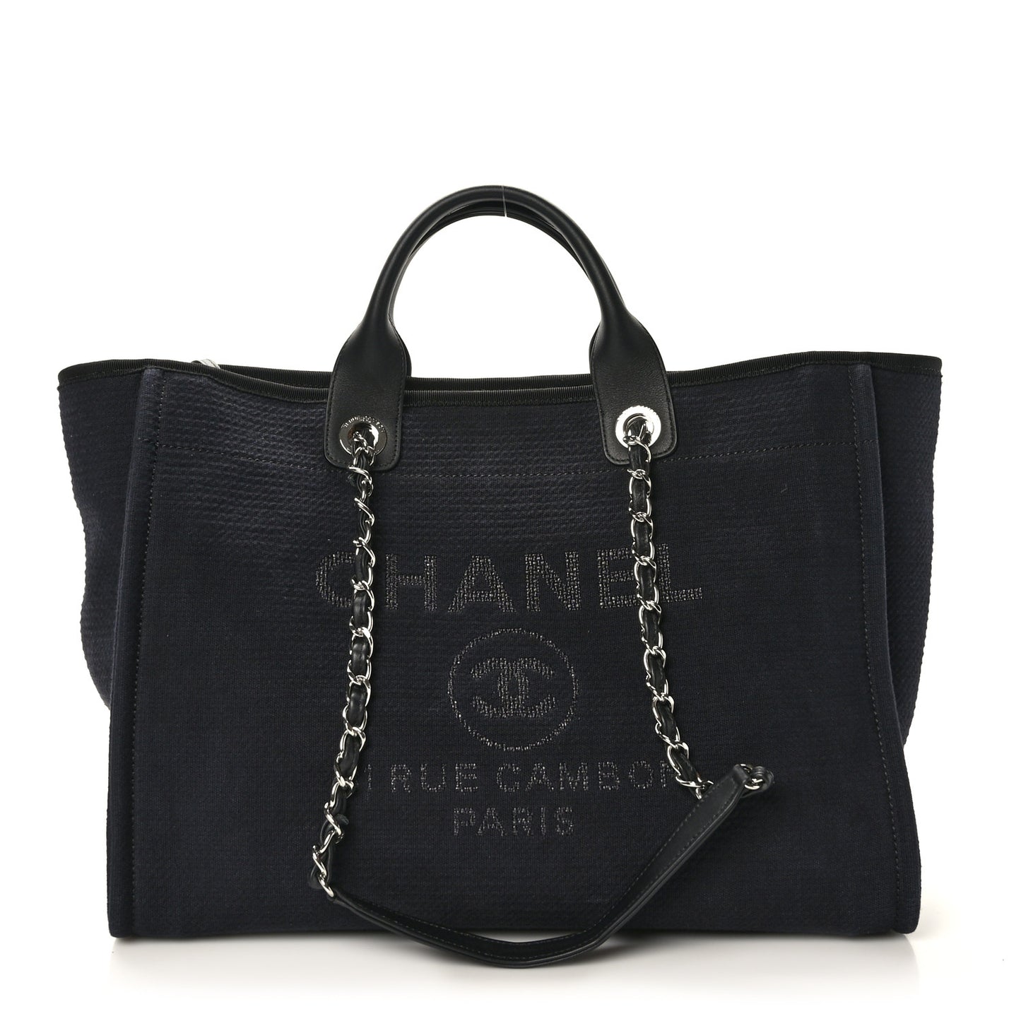 Mixed Fibers Medium Deauville Tote Black