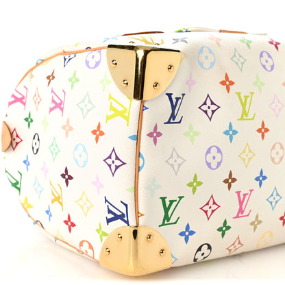 Louis Vuitton Monogram Multicolor Speedy 30 White 8 of 12