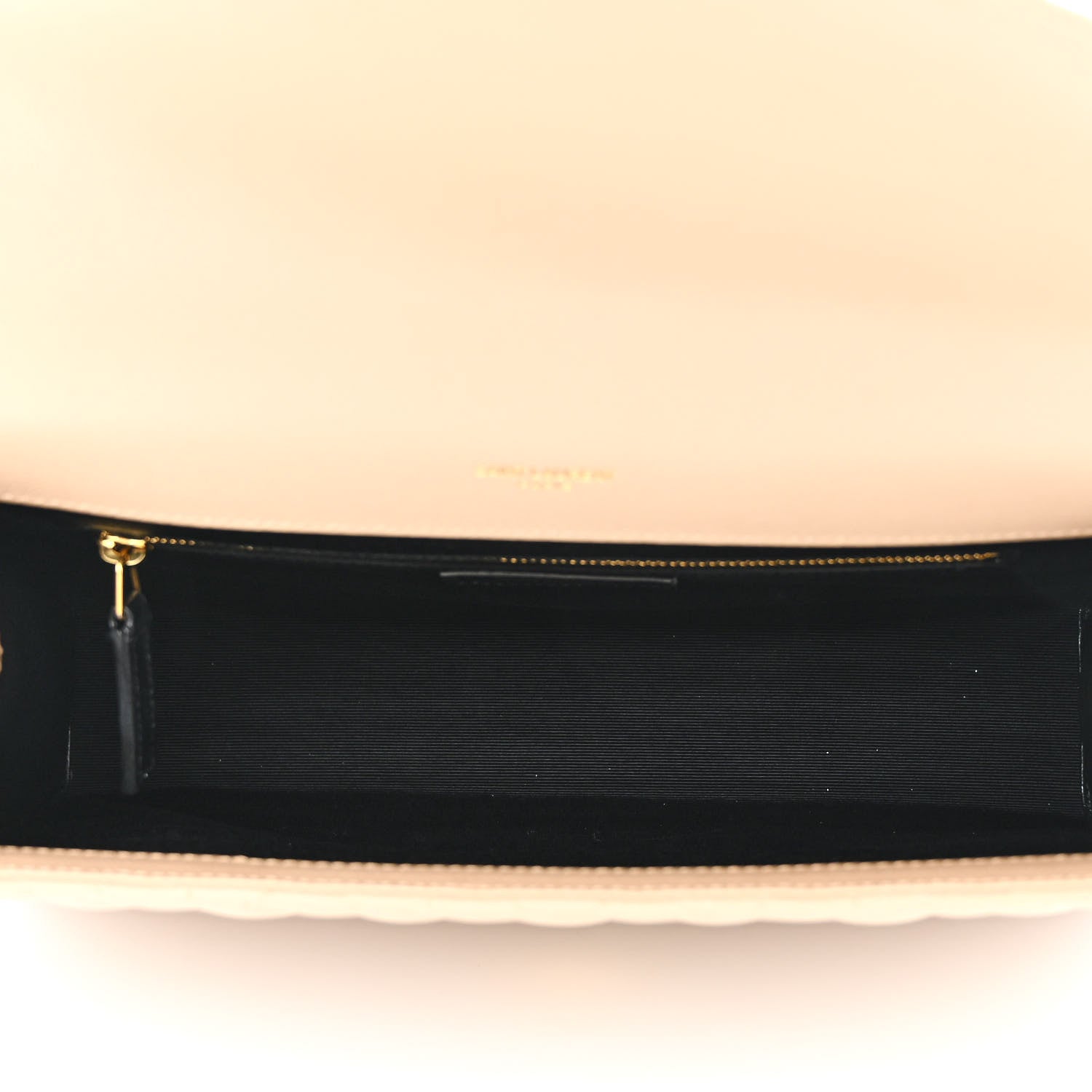Saint Laurent Grain De Poudre Mixed Matelasse Large Triquilt Monogram Satchel Dark Beige 5 of 11