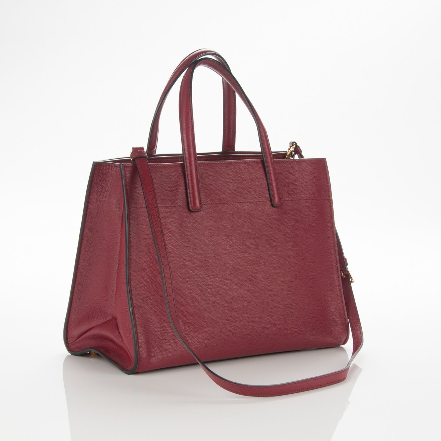 Saffiano Soft Tote Cherry