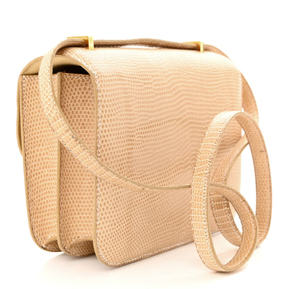 Hermes Lizard Constance 18 Ficelle 3 of 21