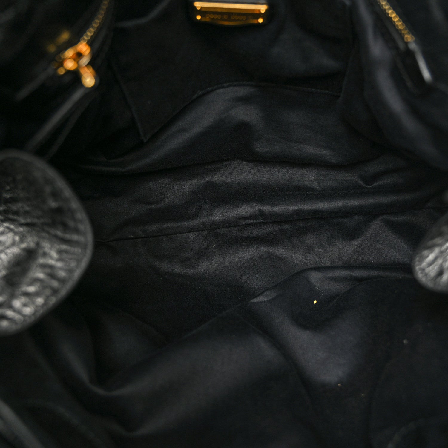 Miu Miu Vitello Lux Peggy Bow Tote Black 5 of 10