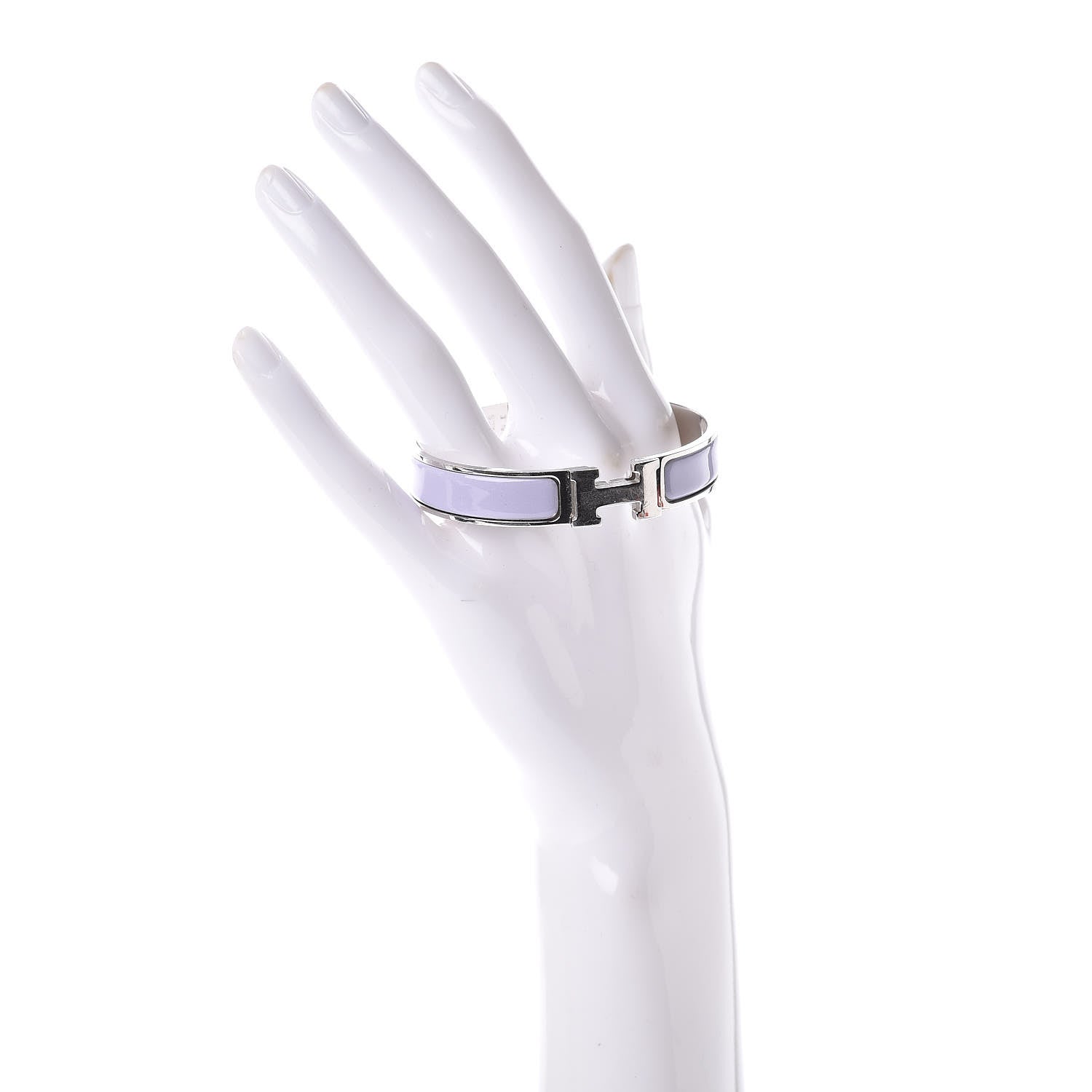 Hermes Enamel Narrow Clic Clac H Bracelet GM 2 of 4