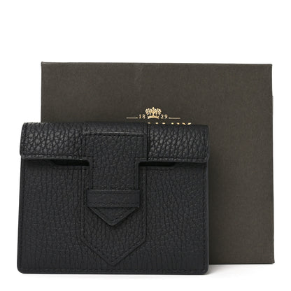 Delvaux Taurillon Soft Presse Trifold Wallet Black 7 of 7
