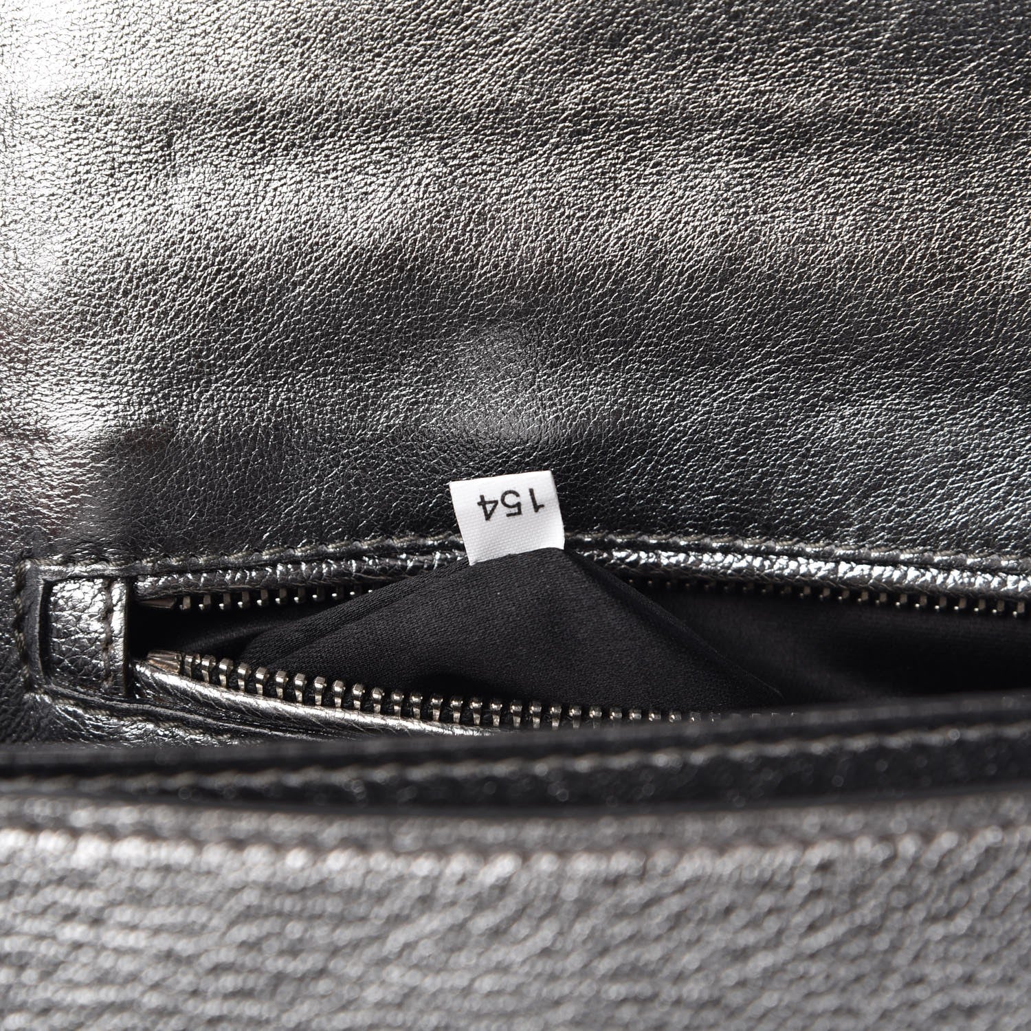 Miu Miu Metallic Goatskin Bandoliera Madras Shoulder Bag Chrome 12 of 13