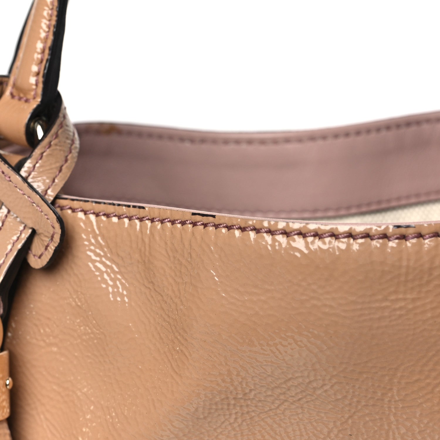 Gucci Patent Small Soho Shoulder Bag Dark Cipria 12 of 12