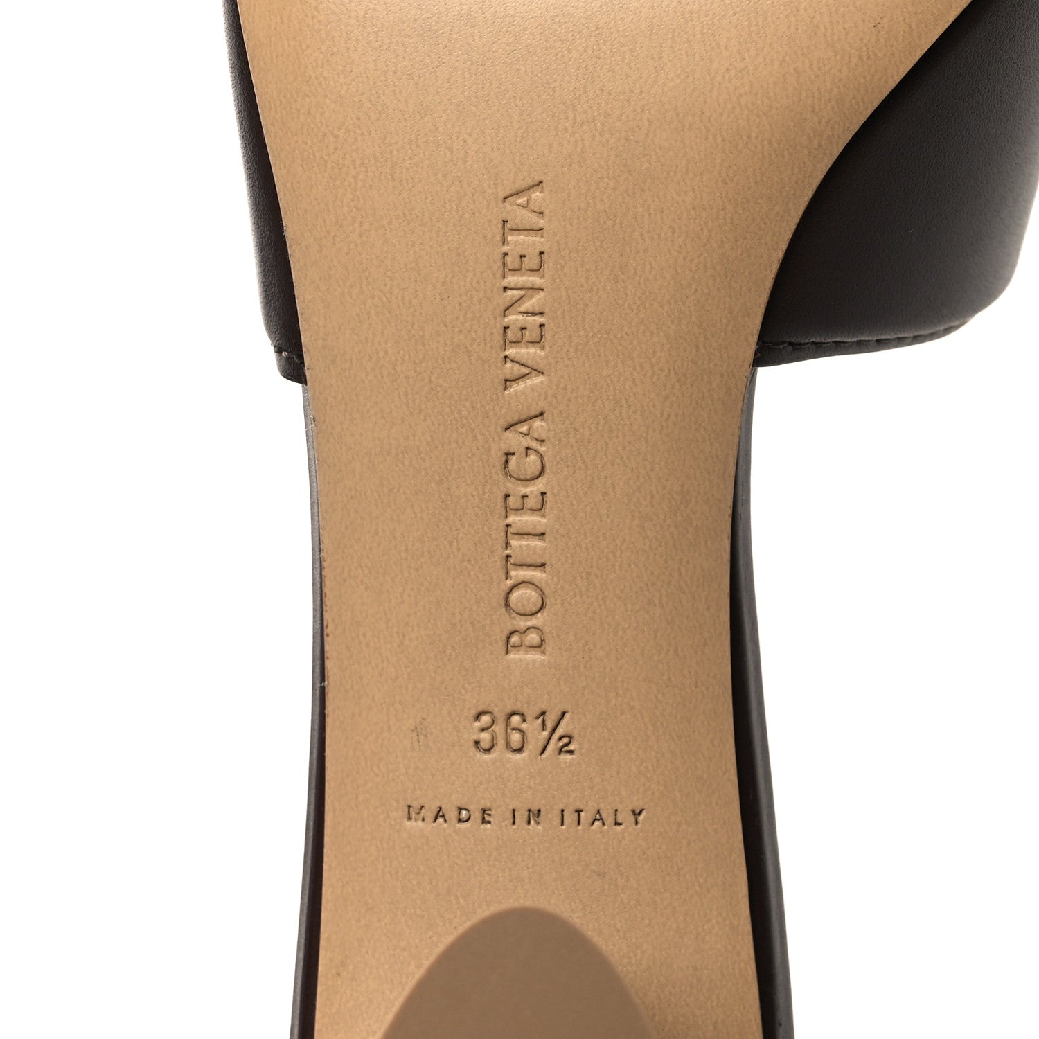 Bottega Veneta Vienna Calfskin The Band Mule Sandals 36.5 Bitter Chocolate 7 of 8