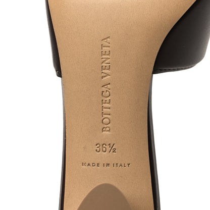 Bottega Veneta Vienna Calfskin The Band Mule Sandals 36.5 Bitter Chocolate 7 of 8