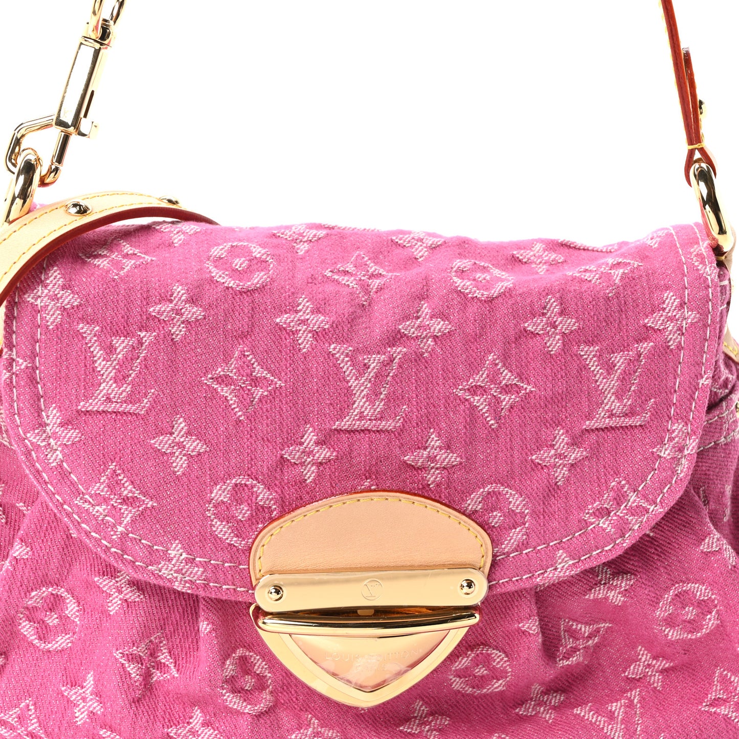 Monogram Denim Sunset Washed Pink