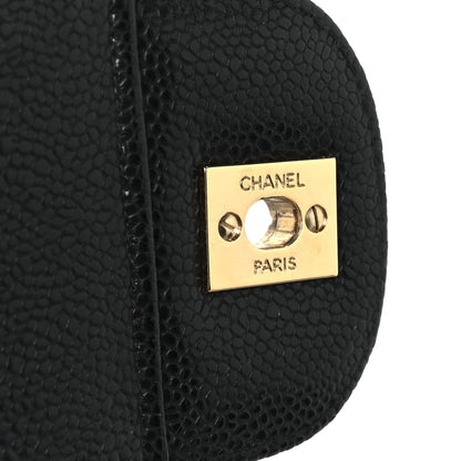 Chanel Caviar Quilted Jumbo Single Flap Black 7 of 11