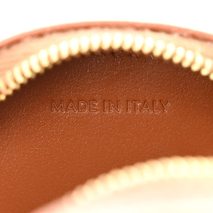 Celine Smooth Calfskin Cuir Small Triomphe Oval Crossbody Purse Tan 6 of 9