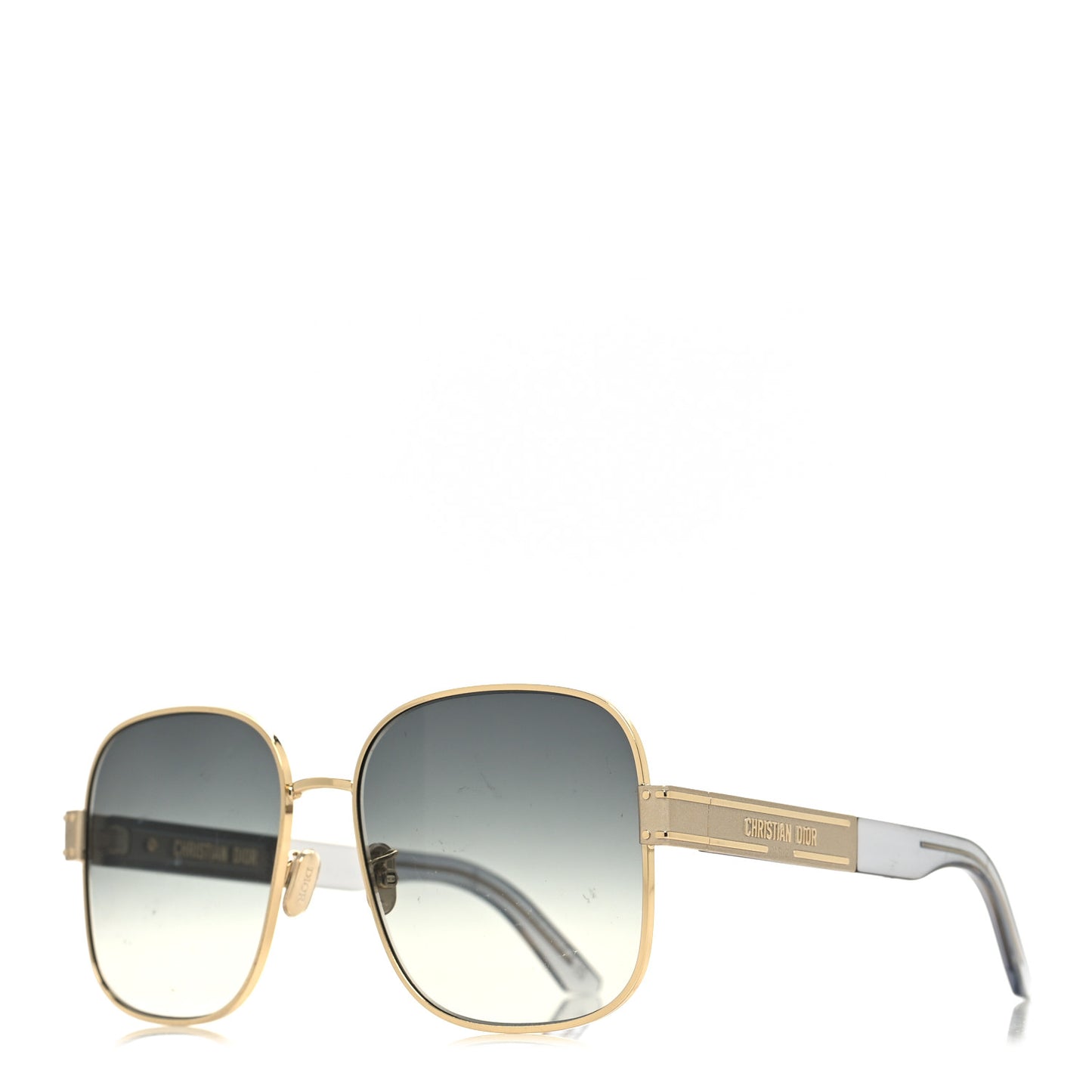 Diorsignature S5U Square Sunglasses Gold