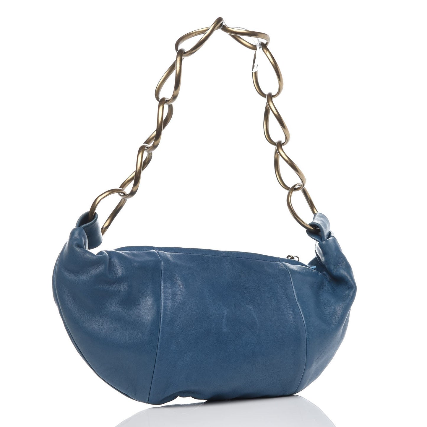 Lambskin Small Chain Shoulder Bag Turquoise