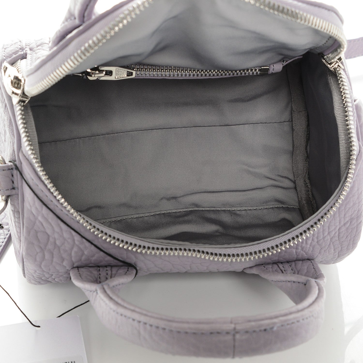 Alexander Wang Pebbled Lambskin Mini Rockie Lavender Rodhium Hardware 5 of 6