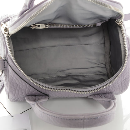 Alexander Wang Pebbled Lambskin Mini Rockie Lavender Rodhium Hardware 5 of 6