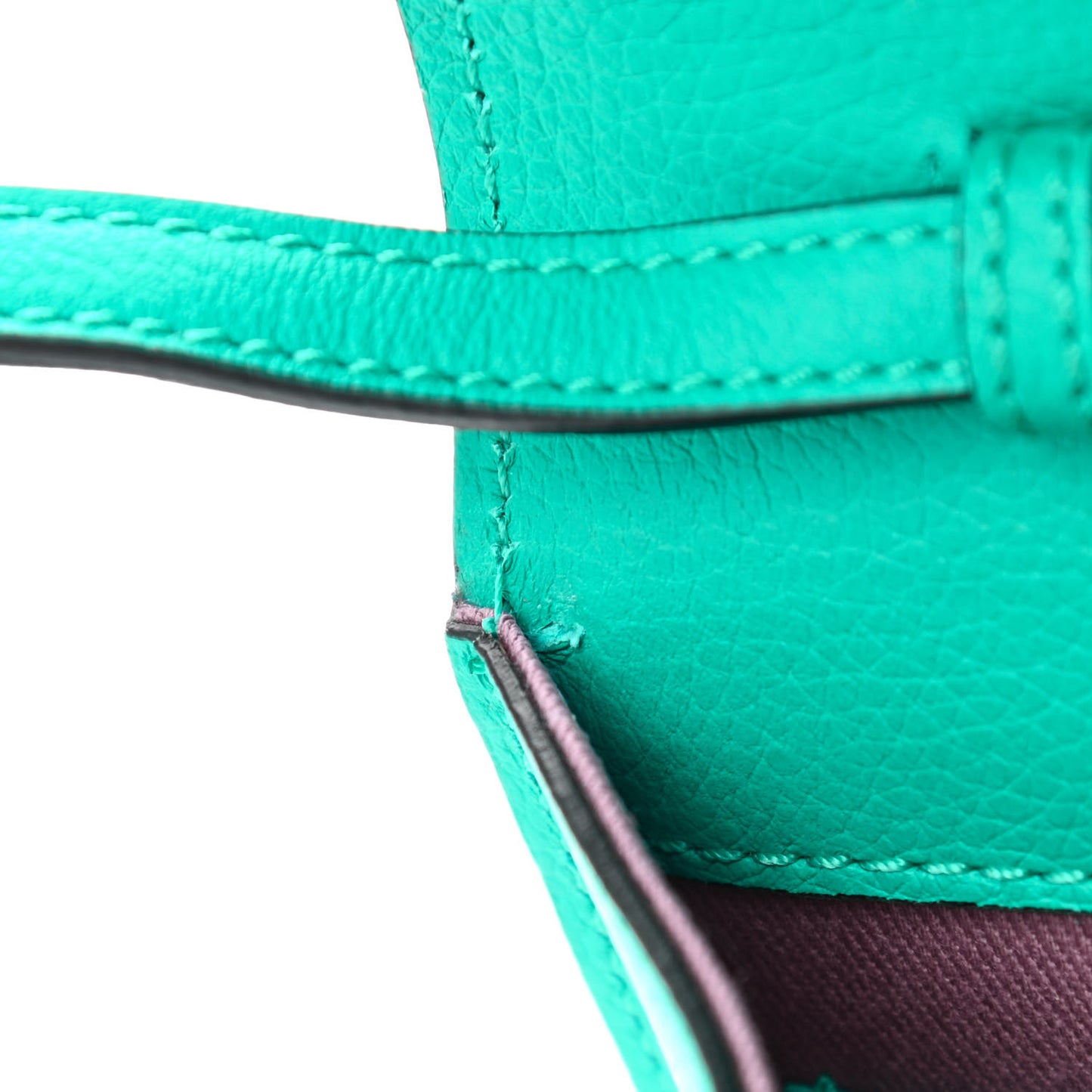 Grained Calfskin La Medusa Crossbody Bag Turquoise