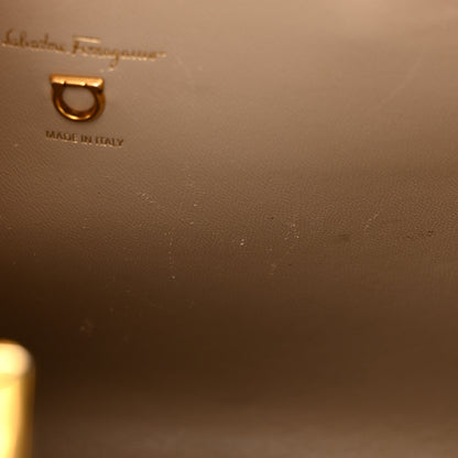 Salvatore Ferragamo Calfskin Small The Studio Box Bag Daino 17 of 20