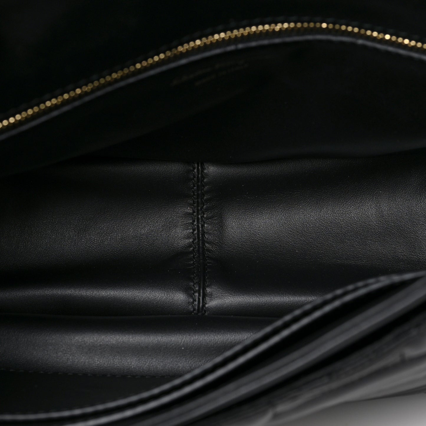 Calfskin Quilted Gancini Top Handle Flap Bag Black
