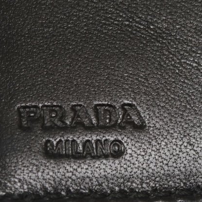 Prada Lizard Mens Billfold Wallet Black 7 of 11