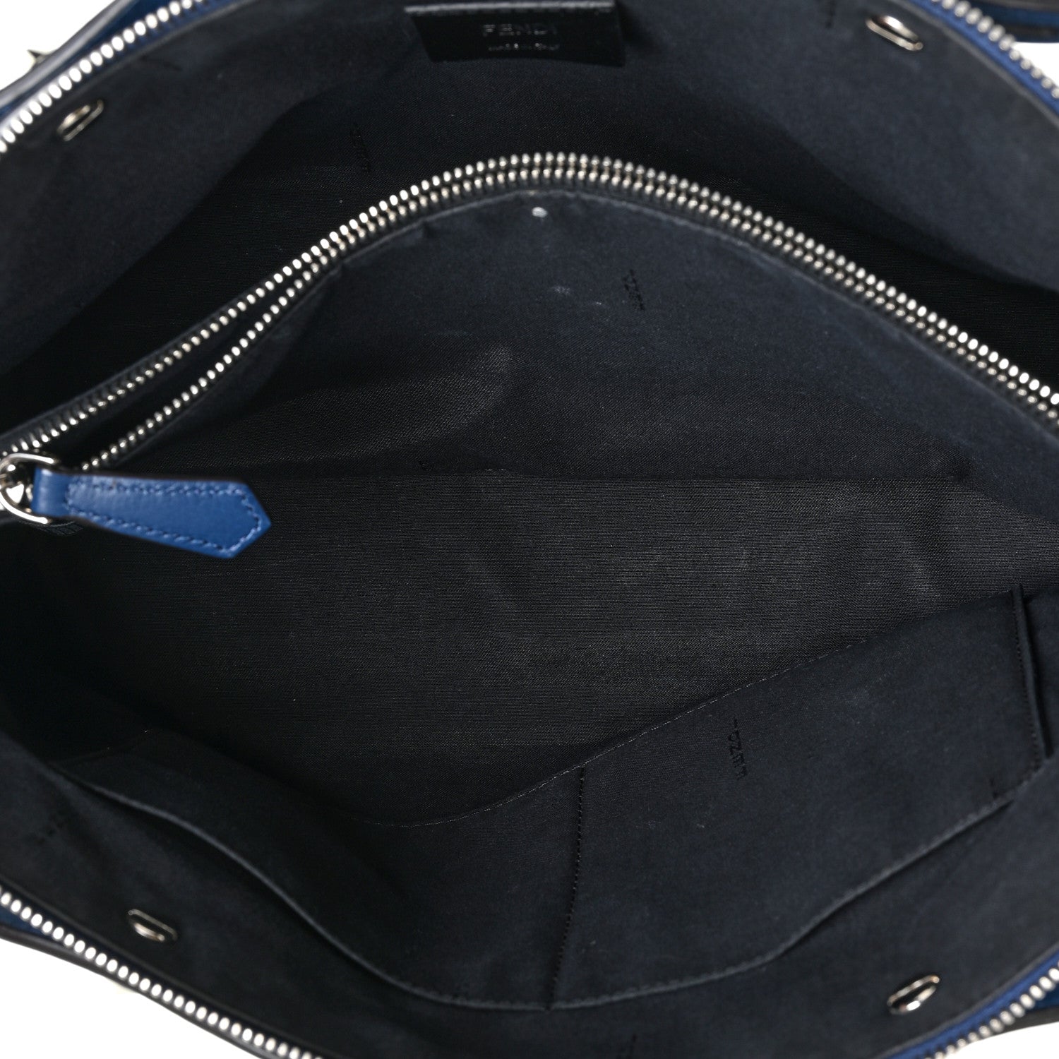 Fendi Vitello Dolce Marmol Large By The Way Boston Bag Blue 6 of 23