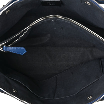 Fendi Vitello Dolce Marmol Large By The Way Boston Bag Blue 6 of 23