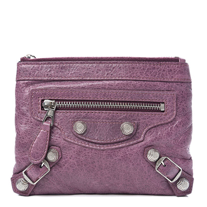 Balenciaga Agneau Giant 12 Silver Hardware Mini Coin Purse Murier 1 of 6
